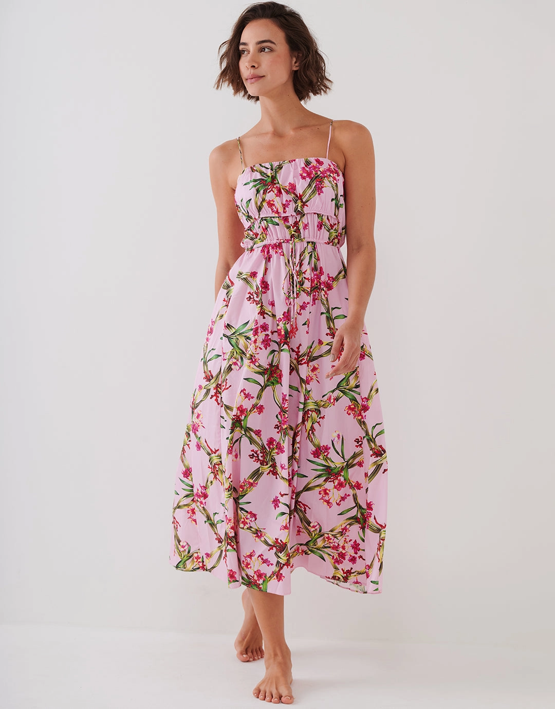 Botanique Dress - Tangy Pink