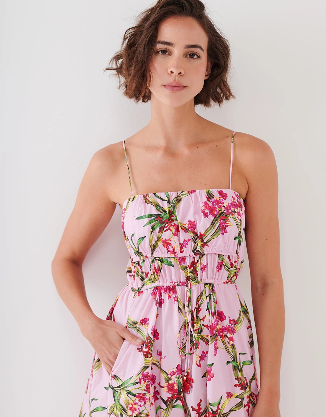 Botanique Dress - Tangy Pink