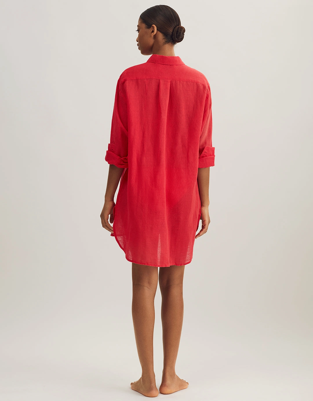 Boyfriend Shirt - Coral