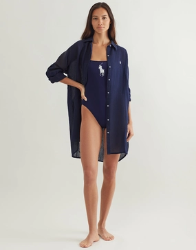 Boyfriend Shirt - Navy
