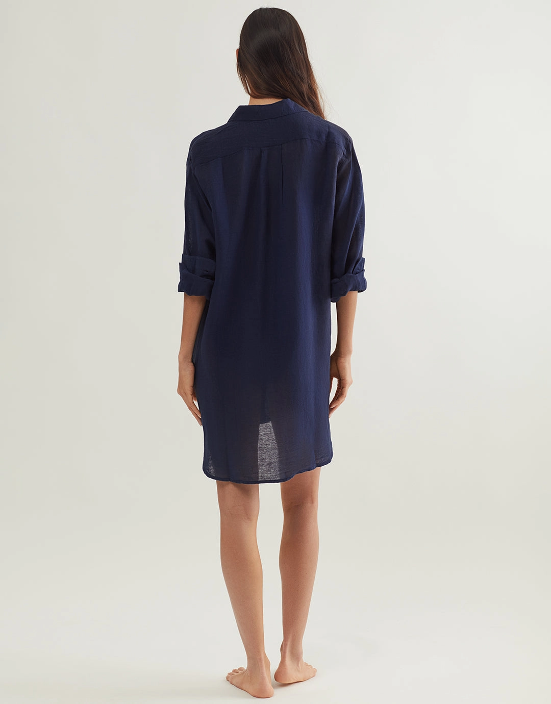 Boyfriend Shirt - Navy