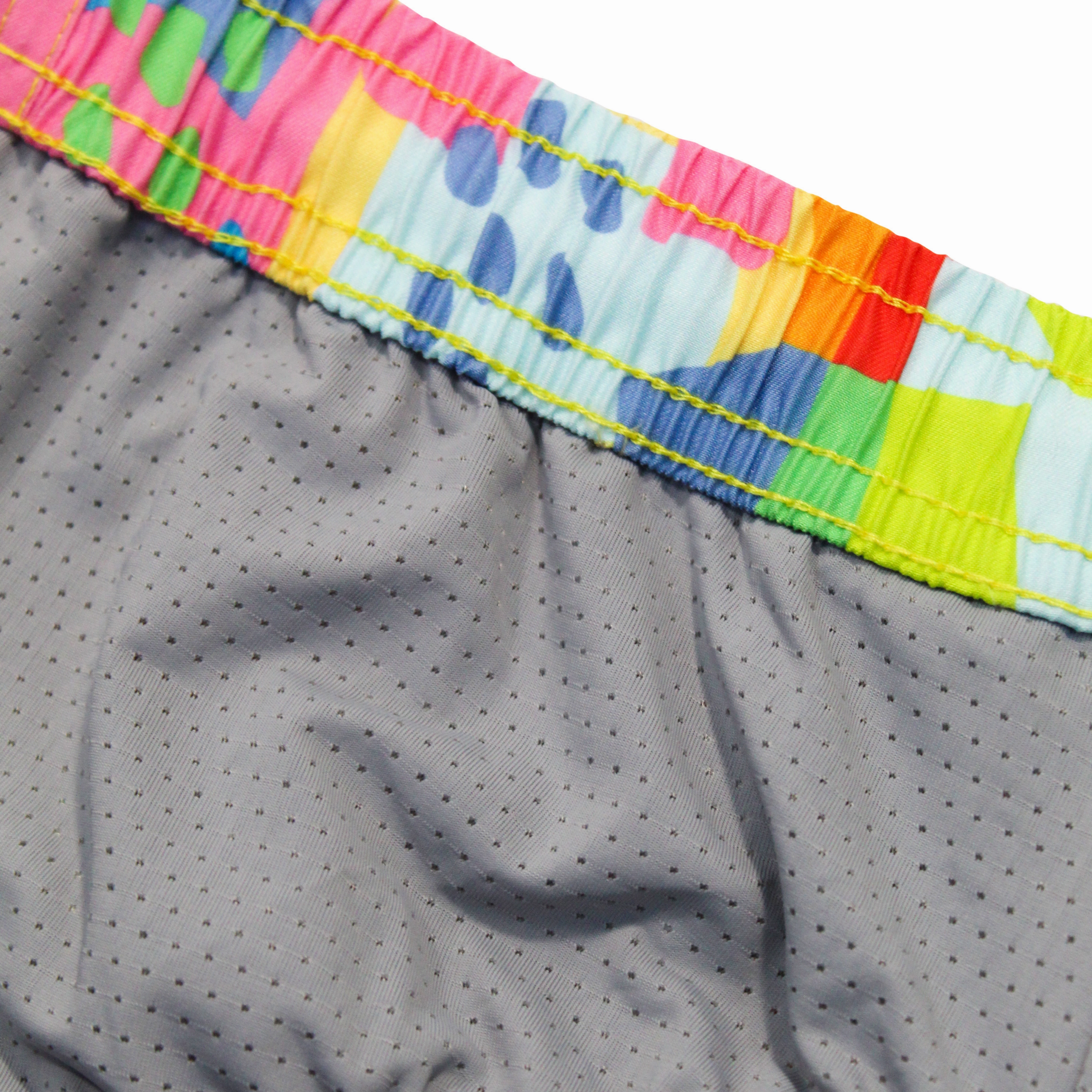 Boys Long Sleeve Zipper Rash Guard and Swim Trunk Set | "Joyful"