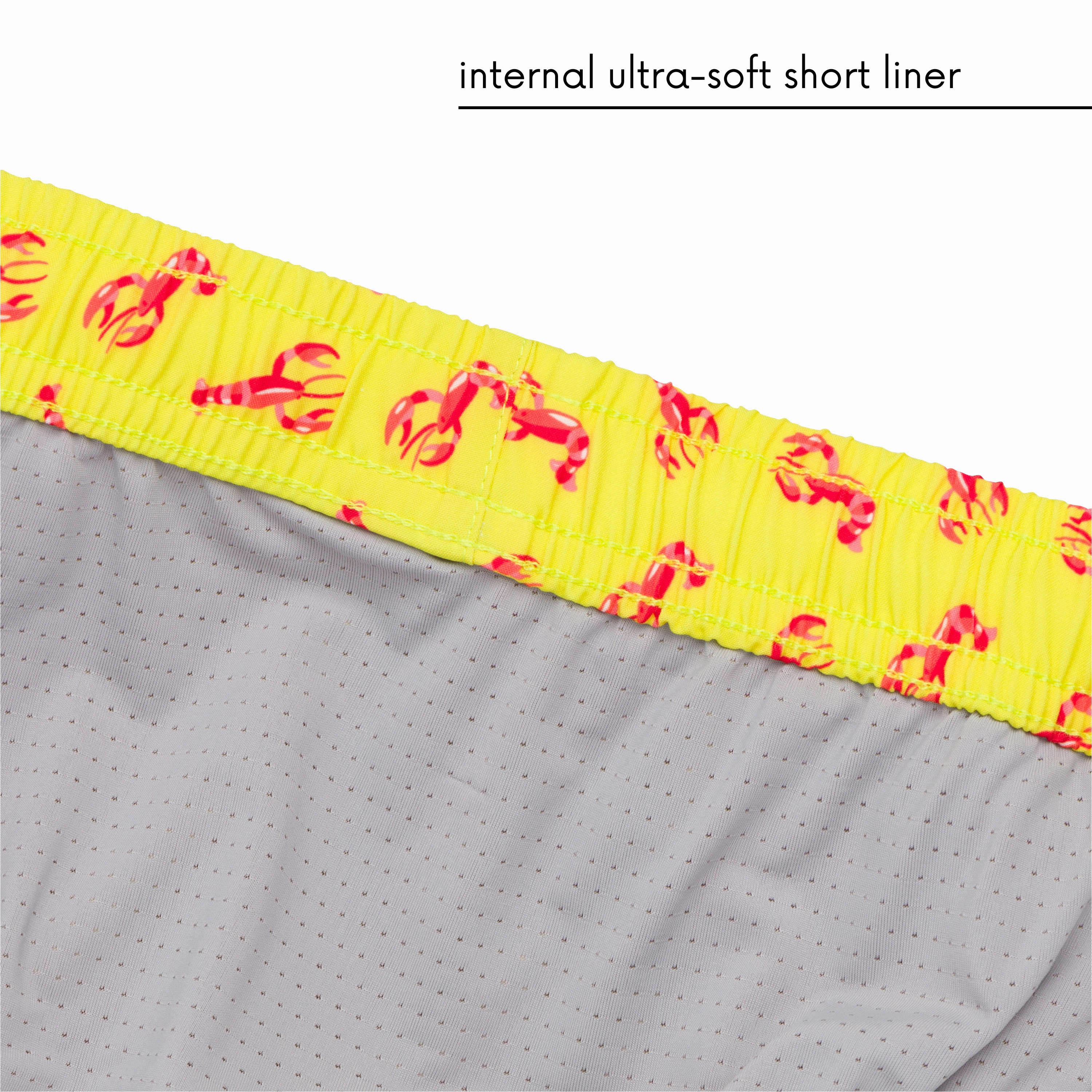 Boys Long Sleeve Zipper Rash Guard and Swim Trunk Set | "Lobster"