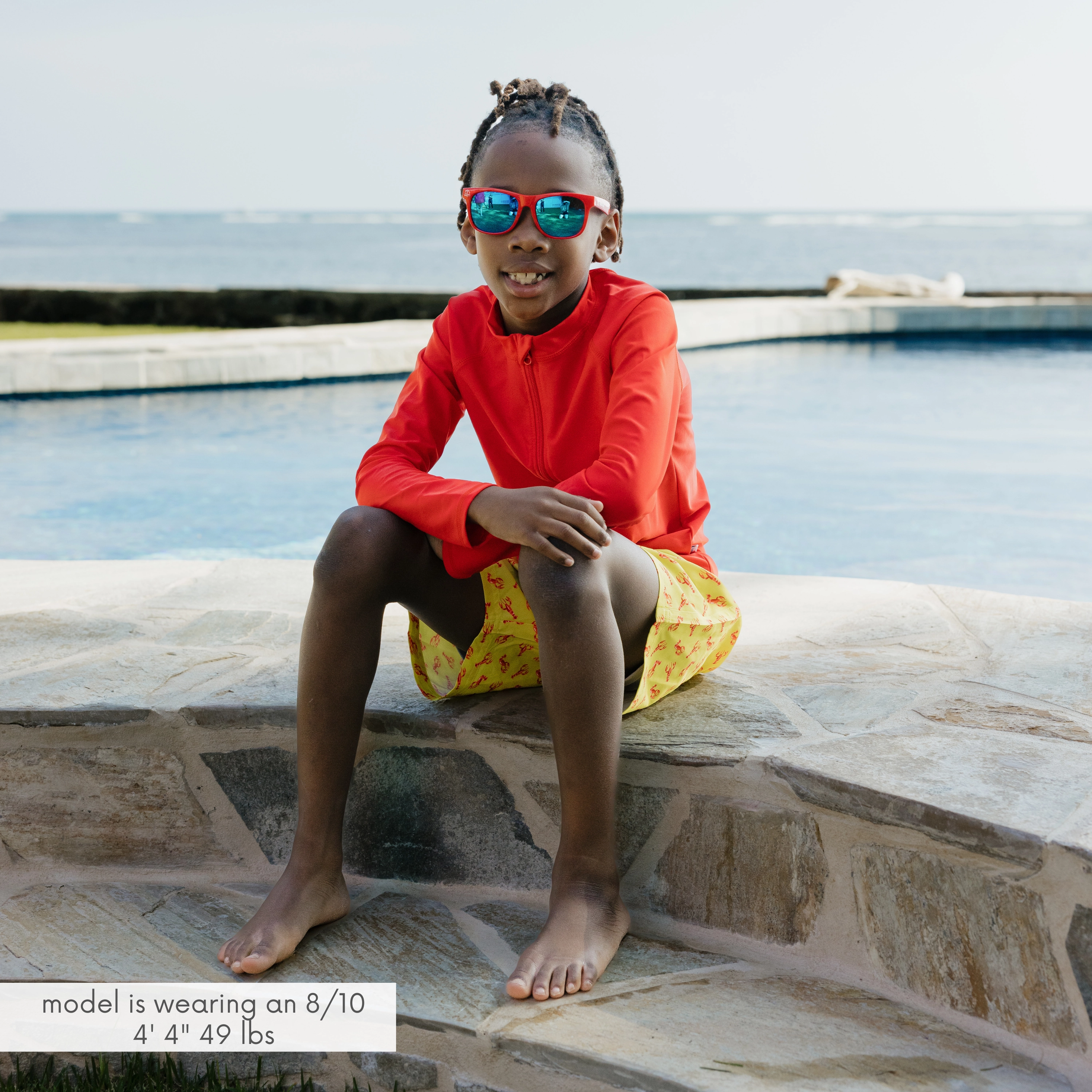 Boys Swim Trunks Boxer Brief Liner (sizes 614) | Lobster"