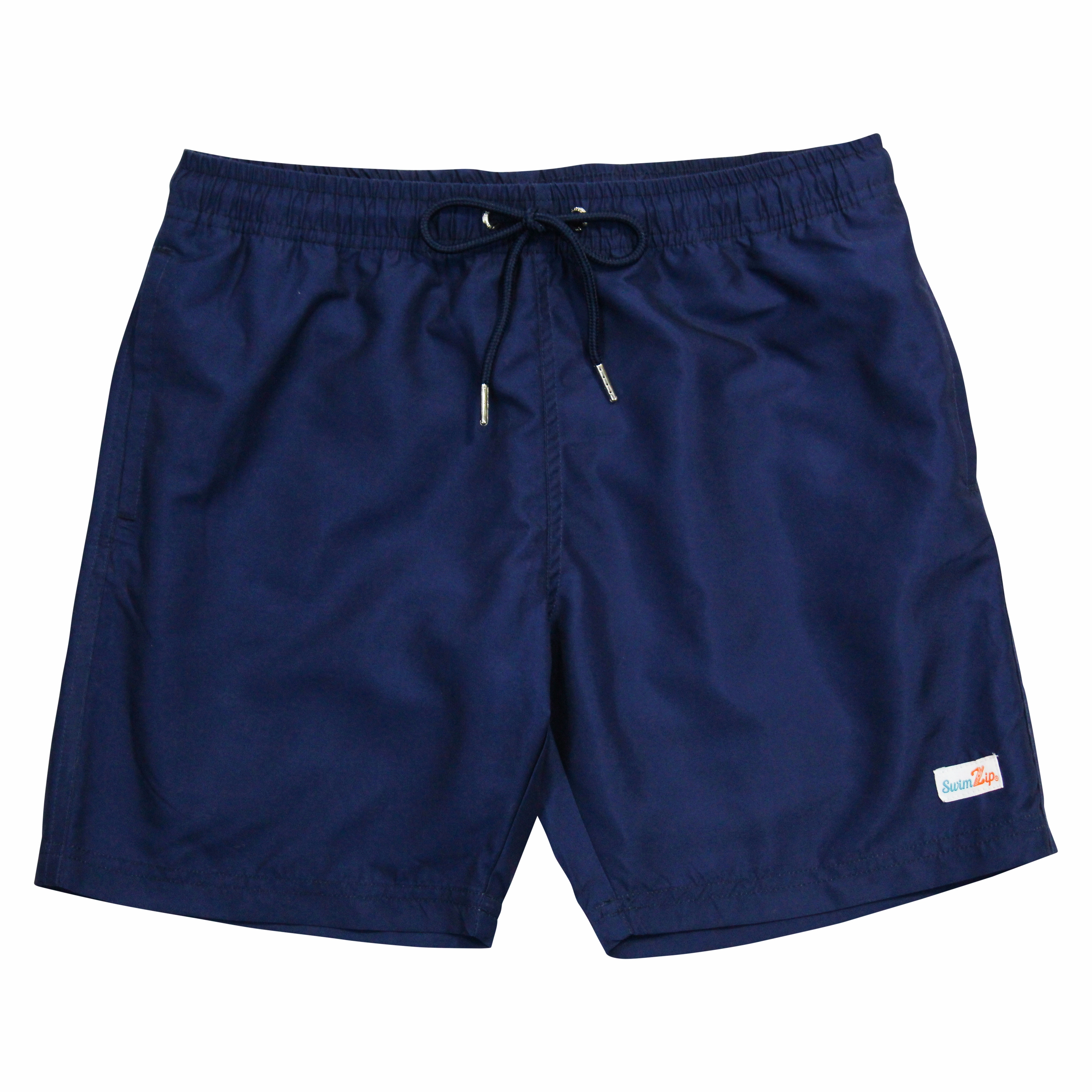 Boys Swim Trunks Boxer Brief Liner (sizes 6-14) | "Navy"