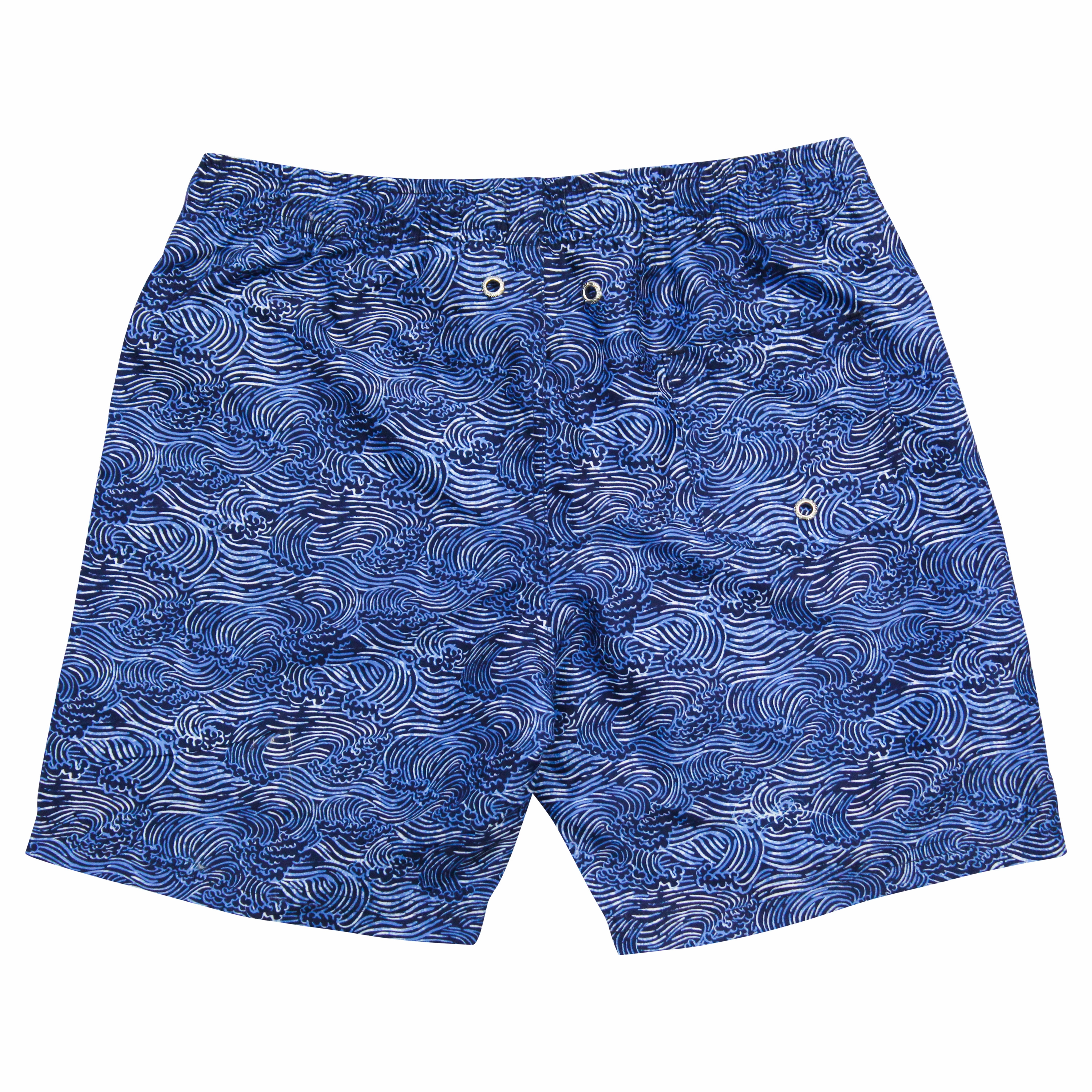Boys Swim Trunks Boxer Brief Liner (sizes 6-14) | "Ocean Breeze"