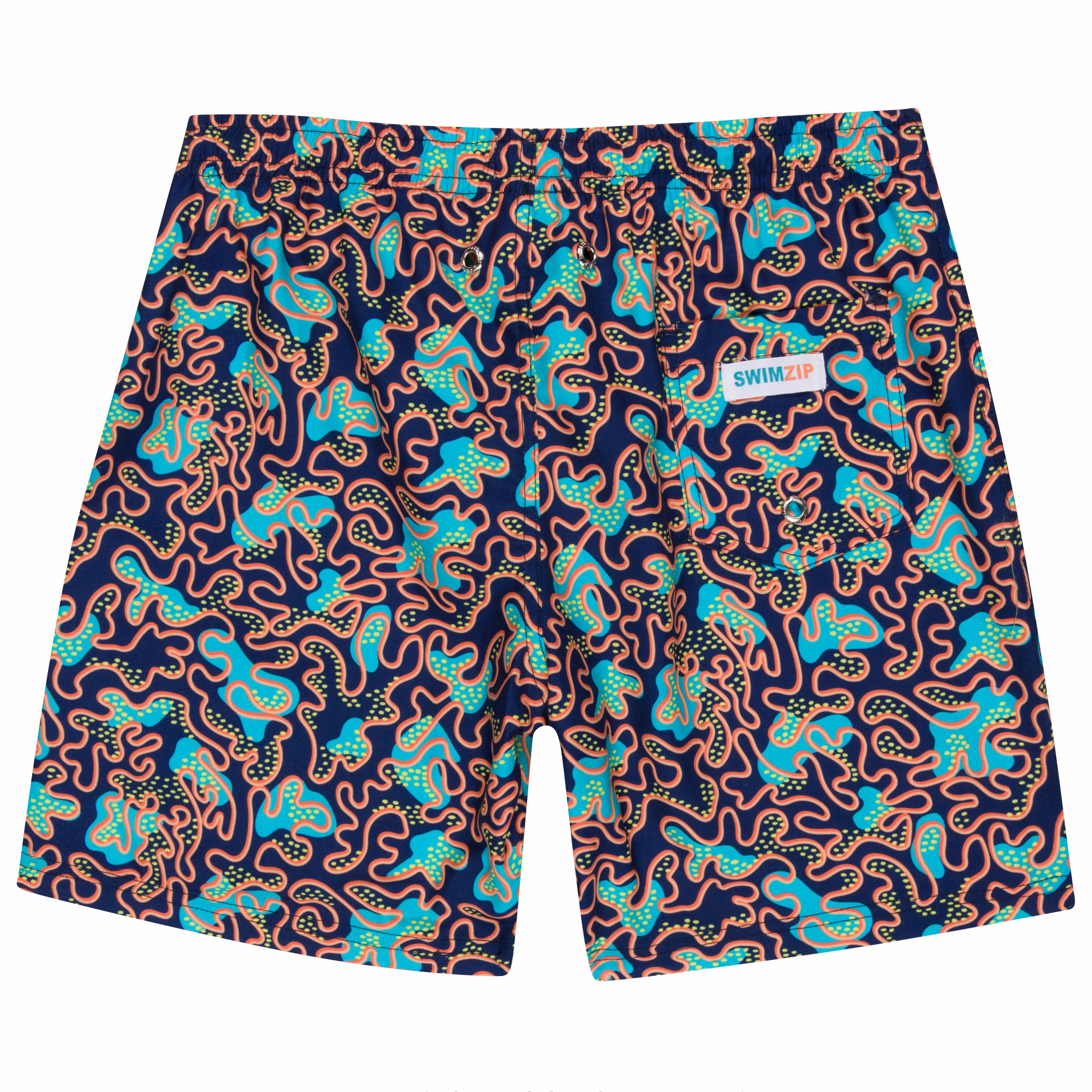 Boys Swim Trunks Boxer Brief Liner (sizes 6-14) | Deep Dive"