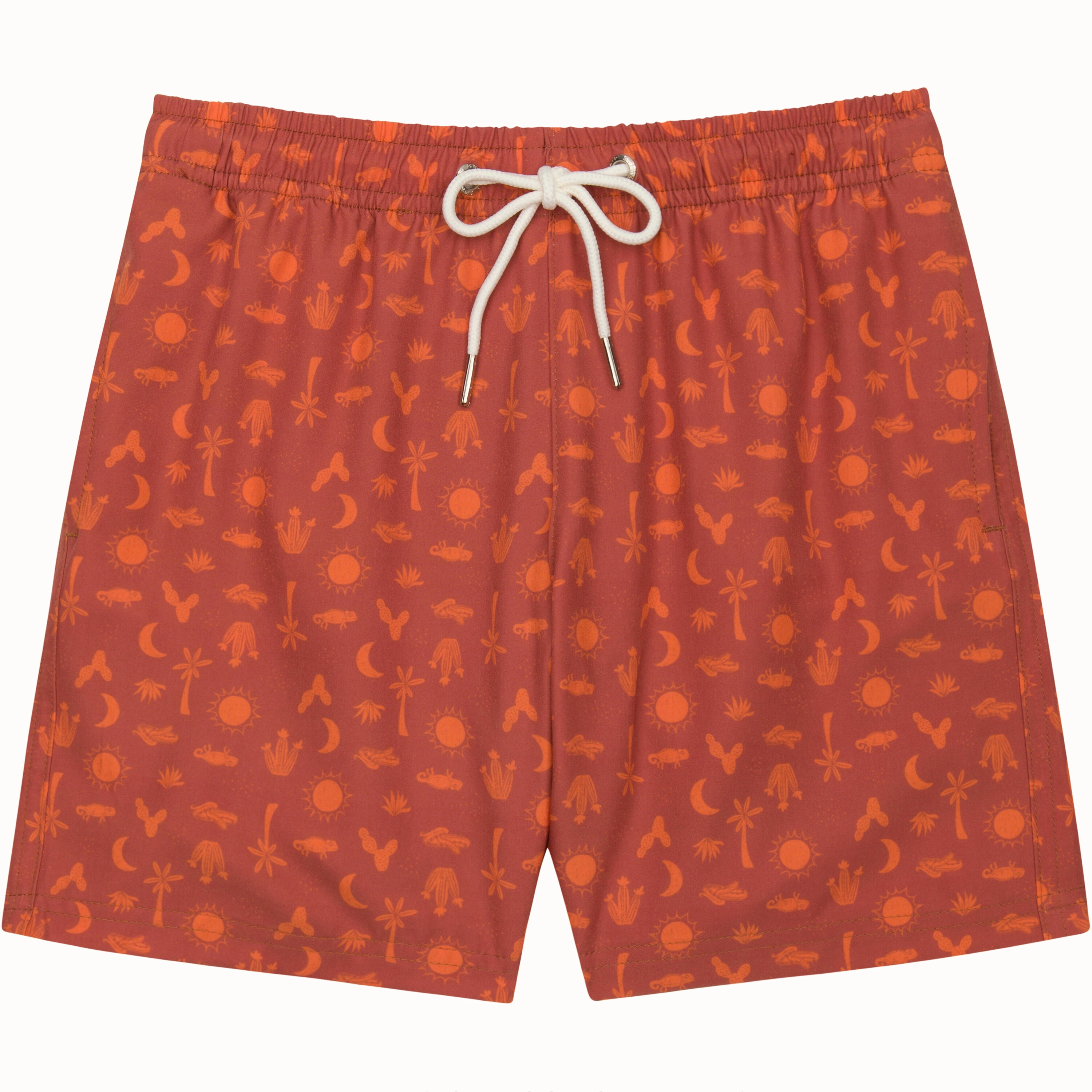 Boys Swim Trunks Boxer Brief Liner (sizes 6-14) | Desert"