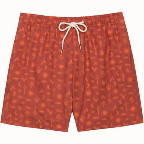Boys Swim Trunks Boxer Brief Liner (sizes 6-14) | Desert"