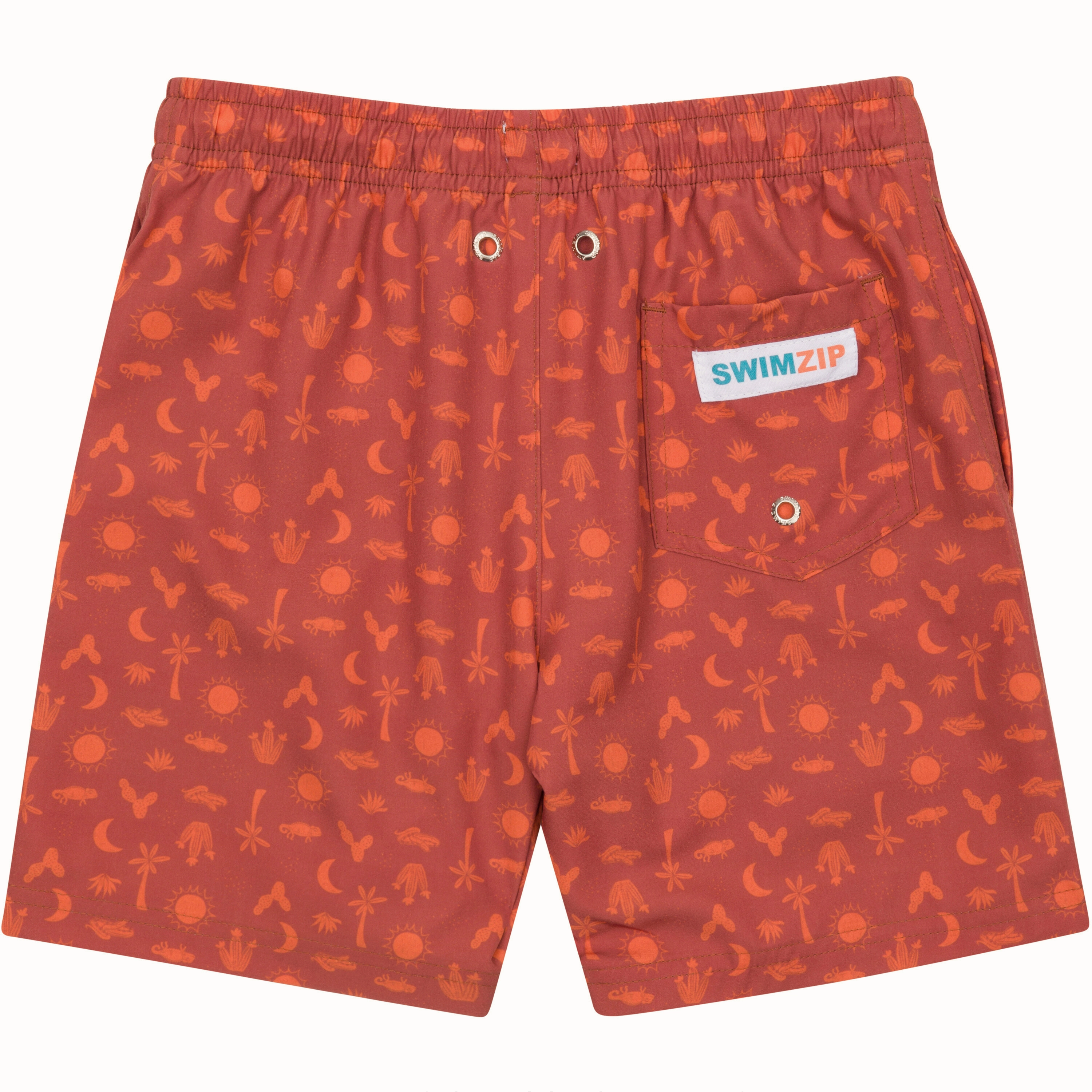 Boys Swim Trunks Boxer Brief Liner (sizes 6-14) | Desert"
