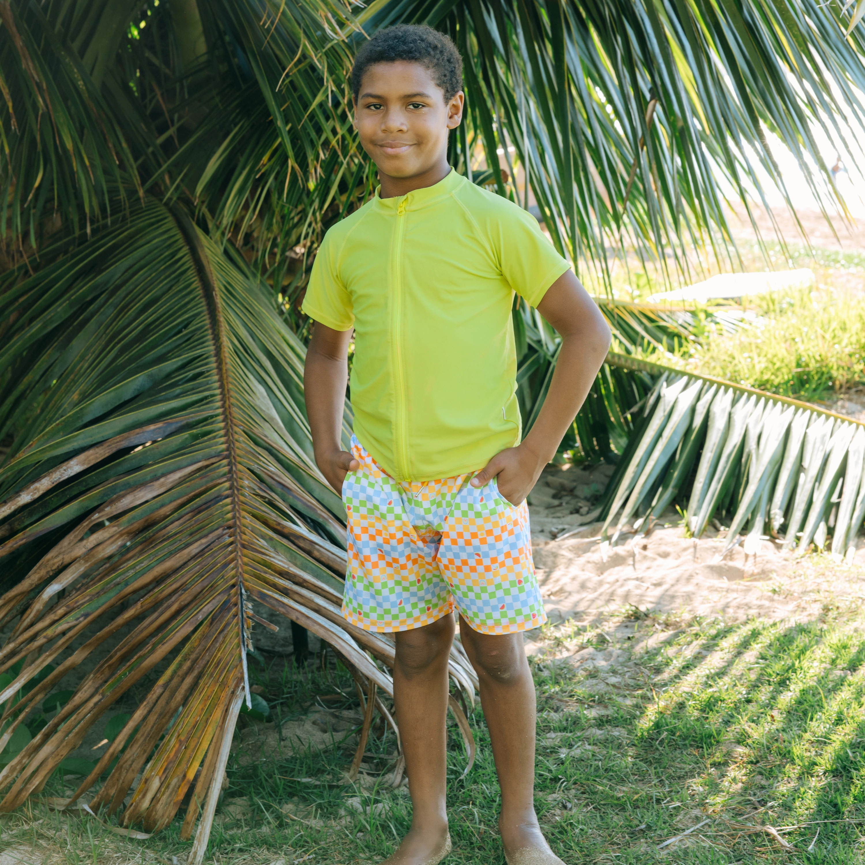 Boys Swim Trunks Boxer Brief Liner (sizes 6-14) | Gamified"