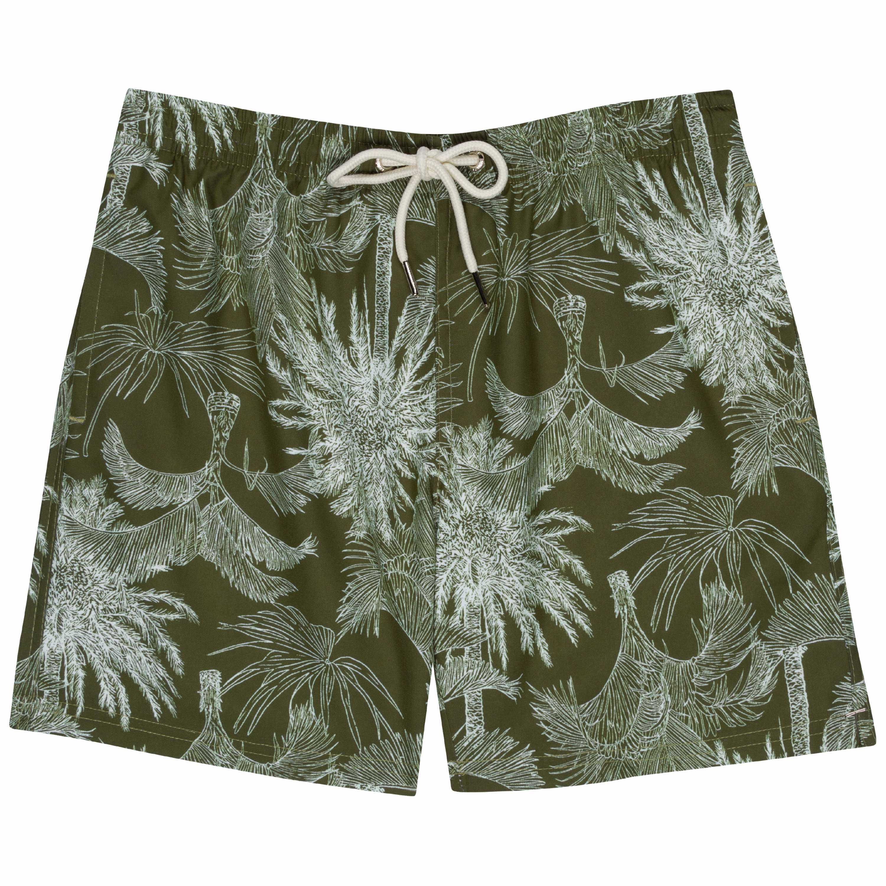 Boys Swim Trunks Boxer Brief Liner (sizes 6-14) | Hawaiian Rainforest"