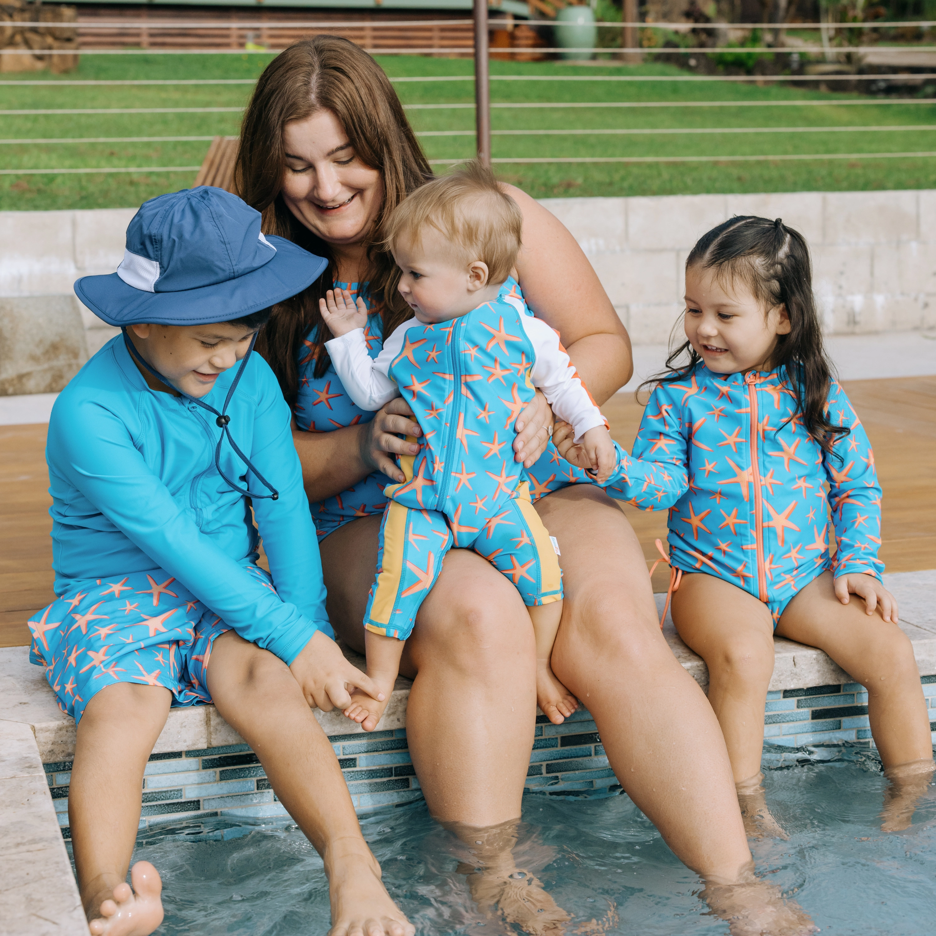 Boys Swim Trunks Boxer Brief Liner (sizes 6-14) | Starfish"