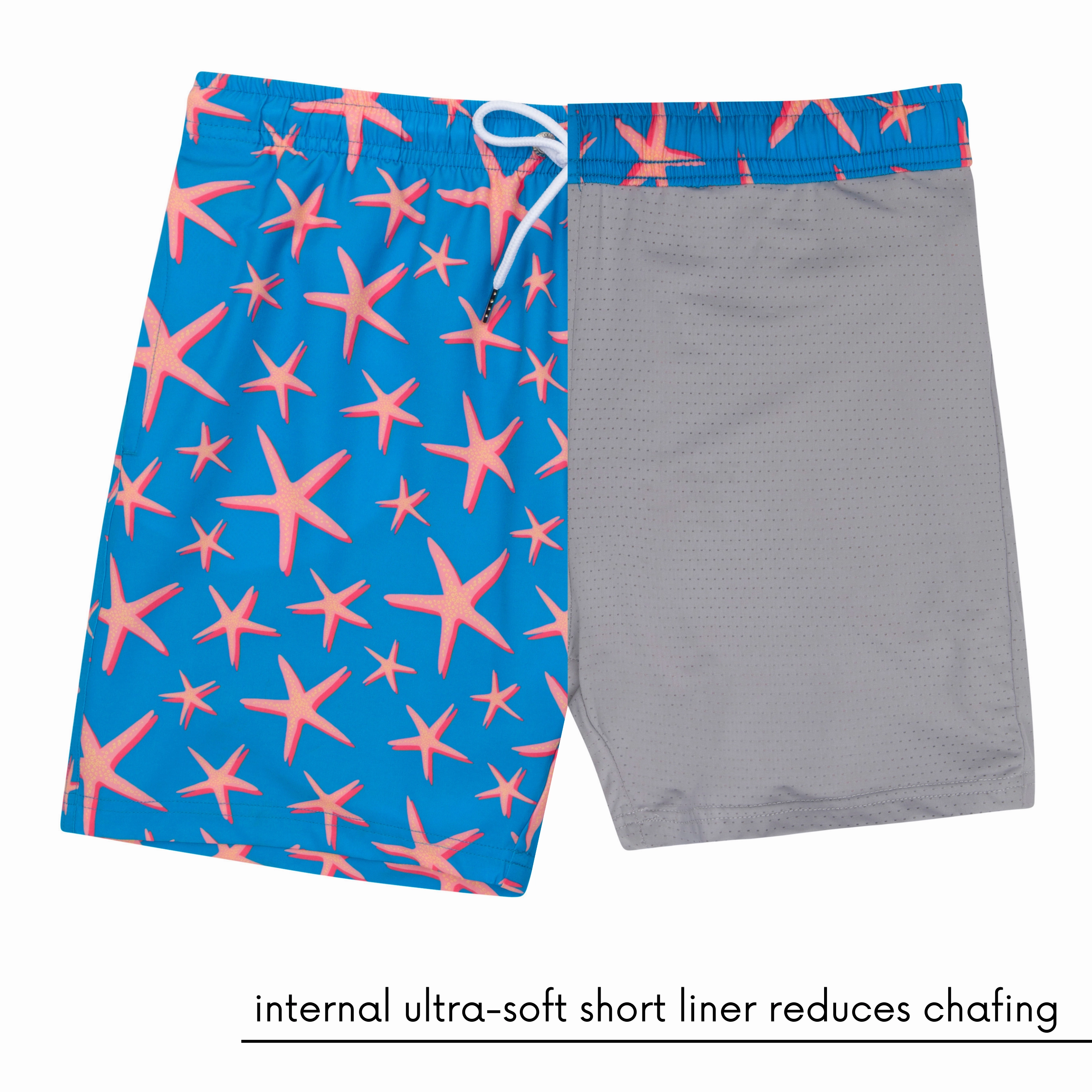 Boys Swim Trunks Boxer Brief Liner (sizes 6-14) | Starfish"