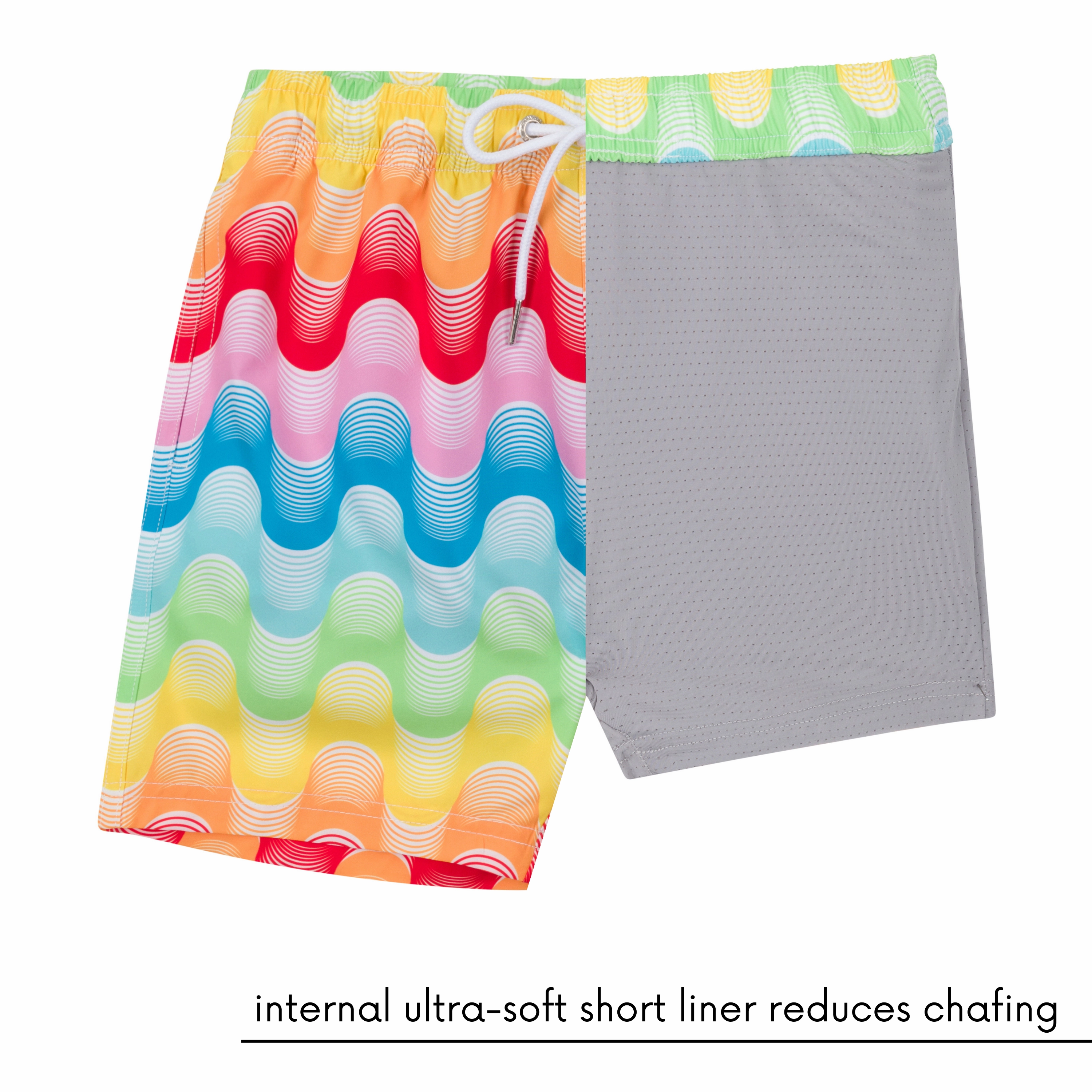 Boys Swim Trunks Boxer Brief Liner (sizes 6-14) | Surf's Up"