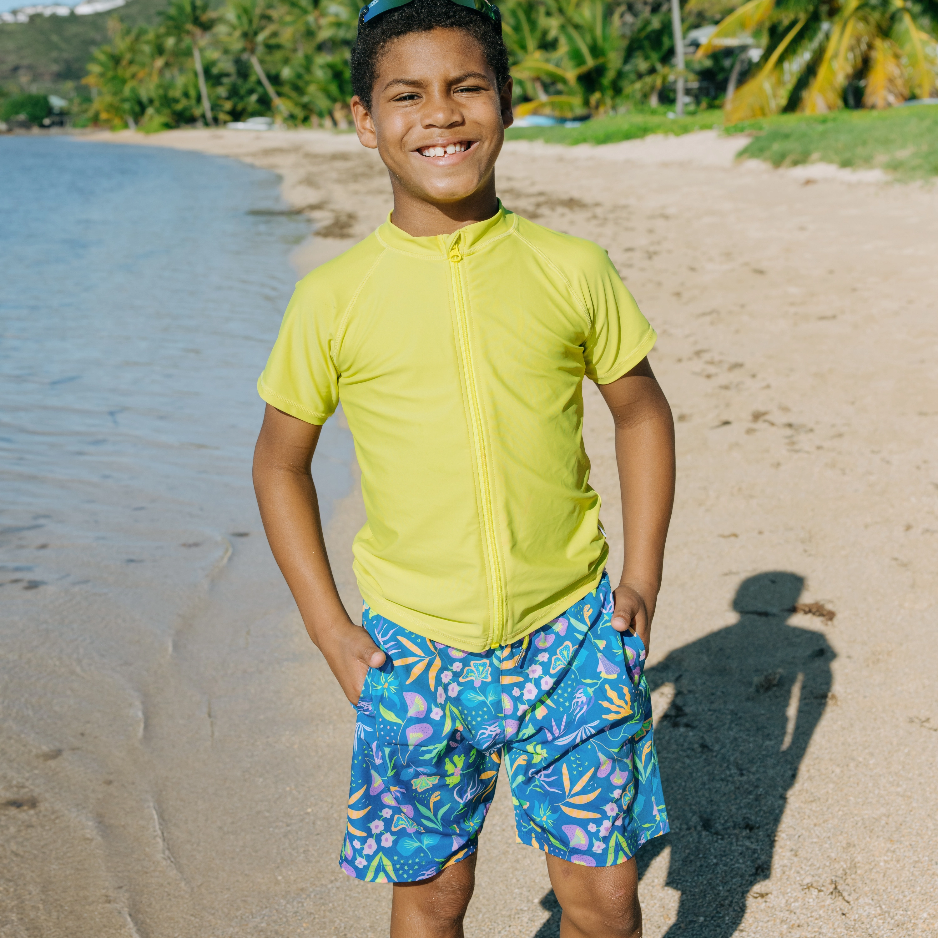 Boys Swim Trunks Boxer Brief Liner (sizes 6-14) | Tropadelic"