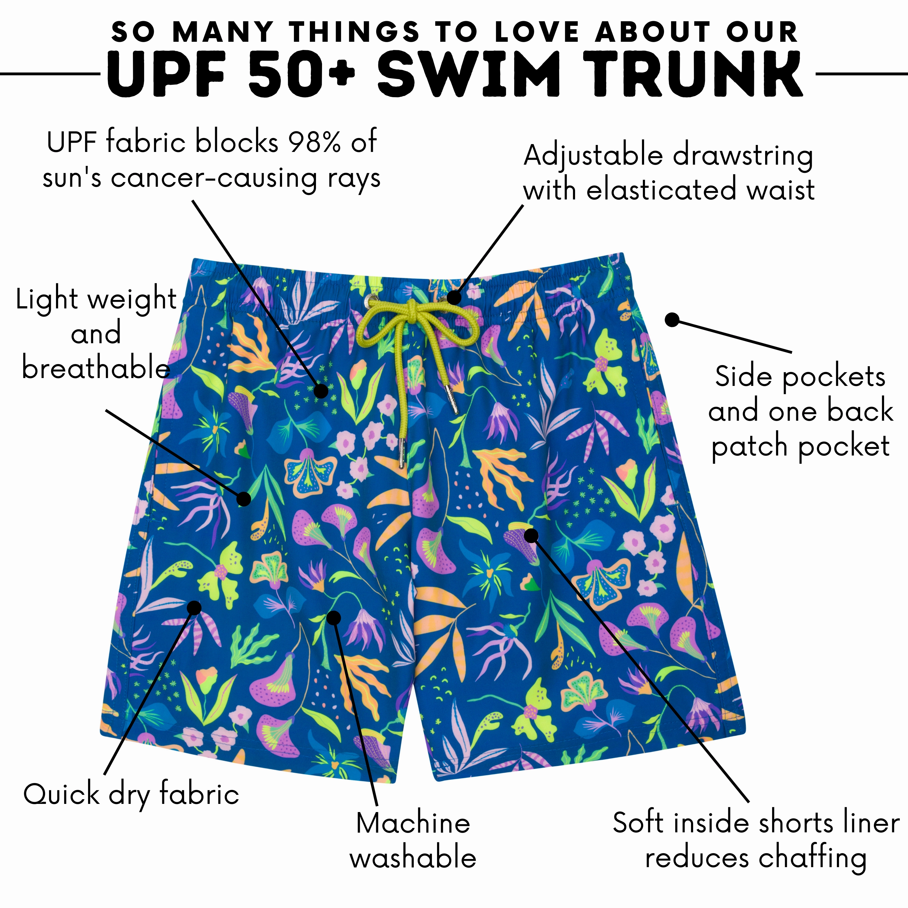 Boys Swim Trunks Boxer Brief Liner (sizes 6-14) | Tropadelic"