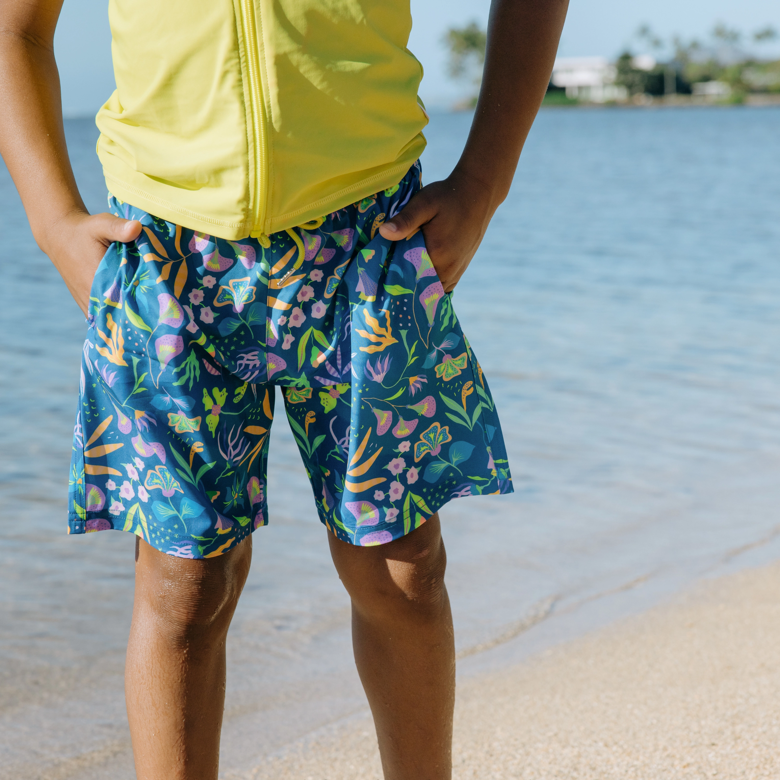 Boys Swim Trunks Boxer Brief Liner (sizes 6-14) | Tropadelic"