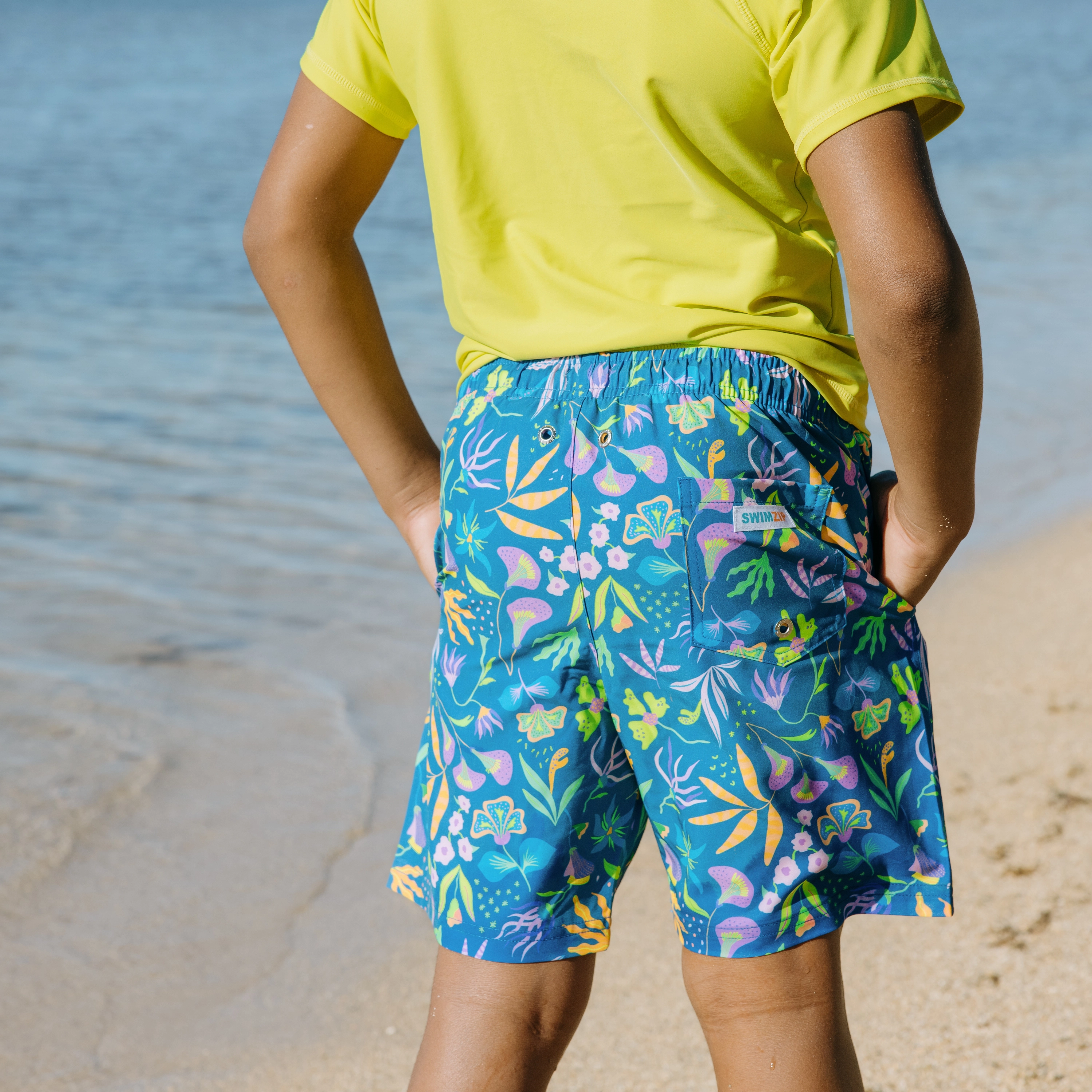 Boys Swim Trunks Boxer Brief Liner (sizes 6-14) | Tropadelic"