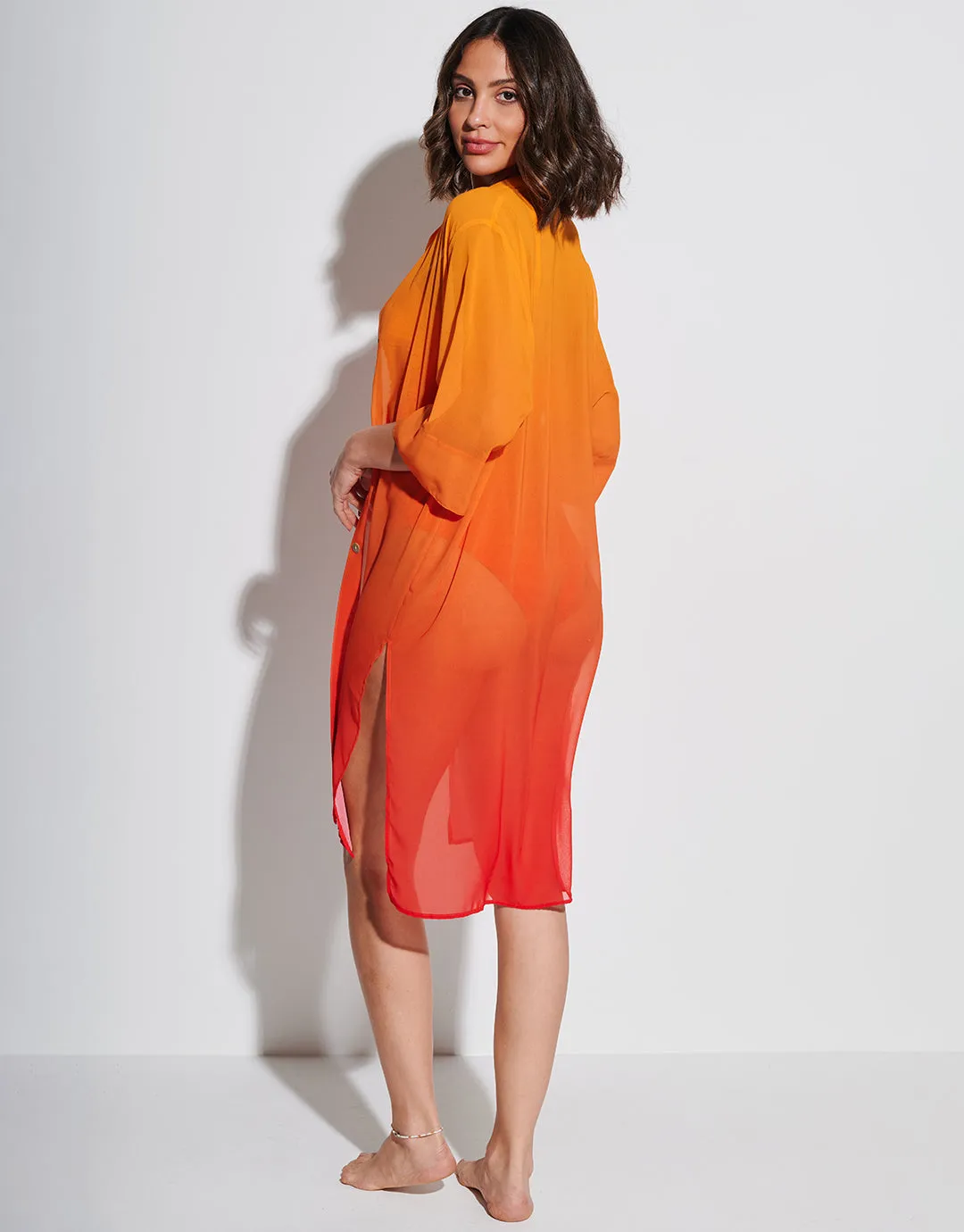 Brasil Midi Beach Shirt - Oro