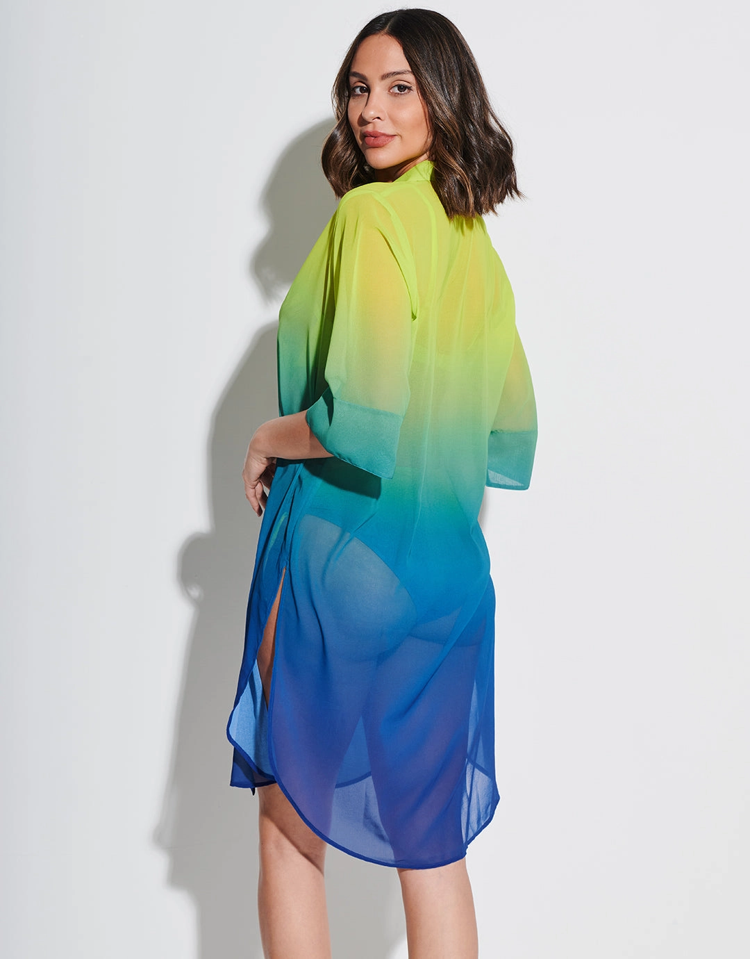 Brasil Midi Beach Shirt - Lima