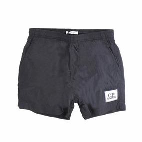 C.P. Company Black Swim Trunks