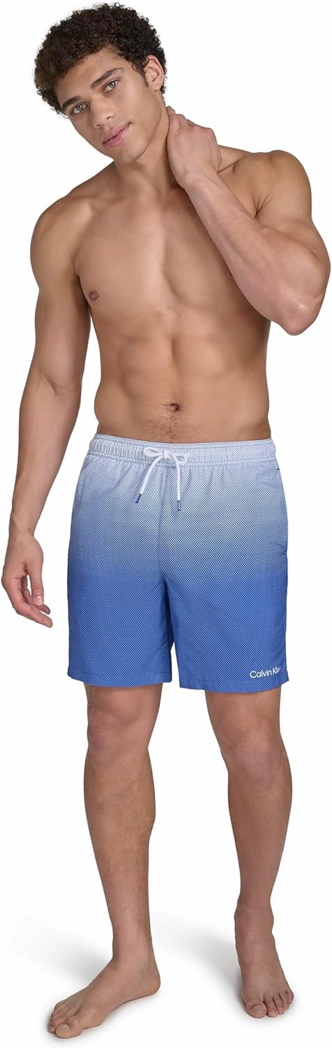 Calvin Klein Men's Volley Quick Dry Lightweight Swim Trunk