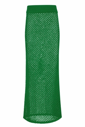 Cape May Skirt - Palm Green Crochet