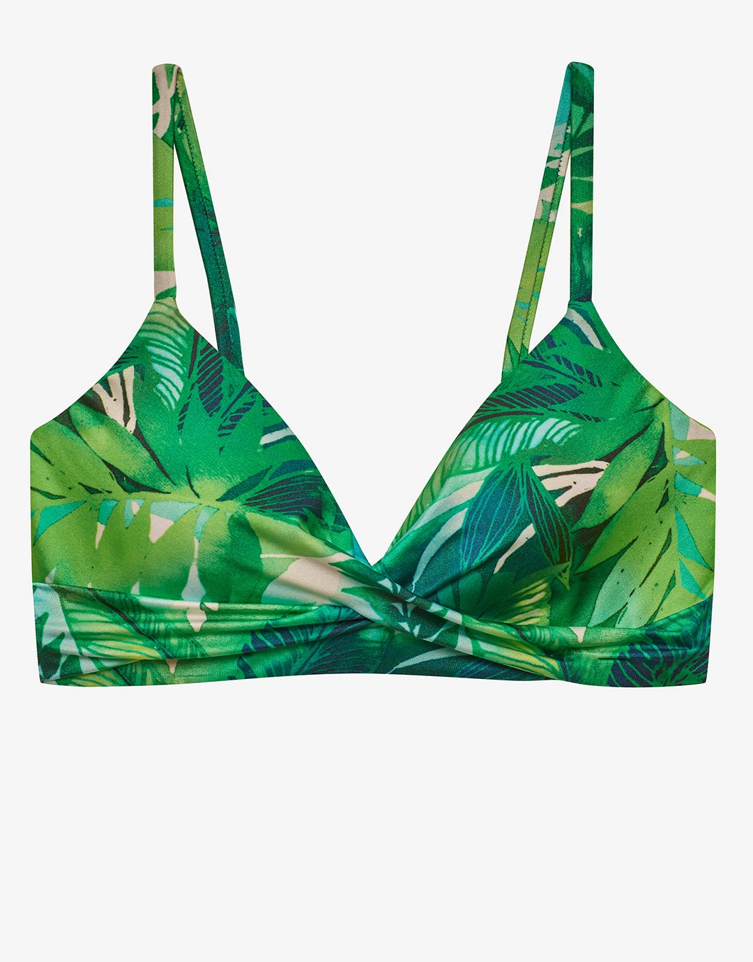 Cartago Palms Single Strap Twist Underwired Bikini Top - Multi
