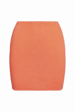 Cayman Skirt - Summer Peach Crinkle