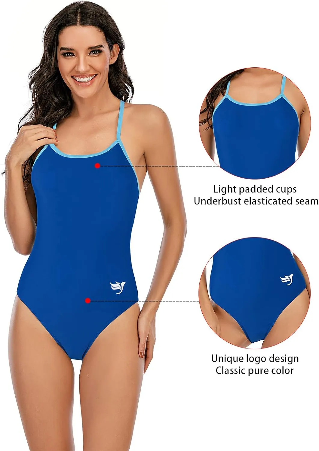 Century Star One Piece Bathing Suit for Women Bathing Suits for Teens Womens one Piece Swimsuits Juniors Swimsuits for Teen
