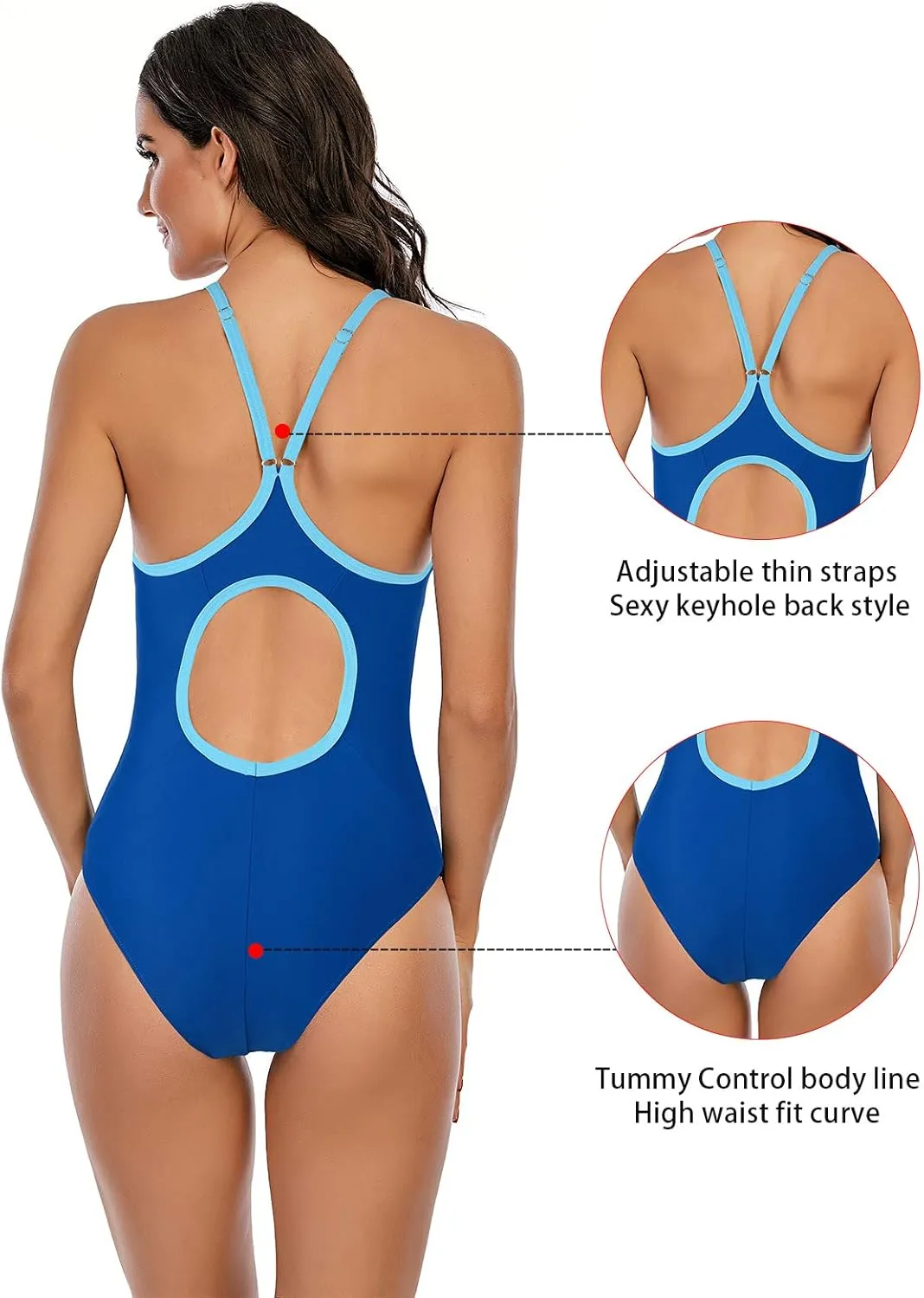 Century Star One Piece Bathing Suit for Women Bathing Suits for Teens Womens one Piece Swimsuits Juniors Swimsuits for Teen