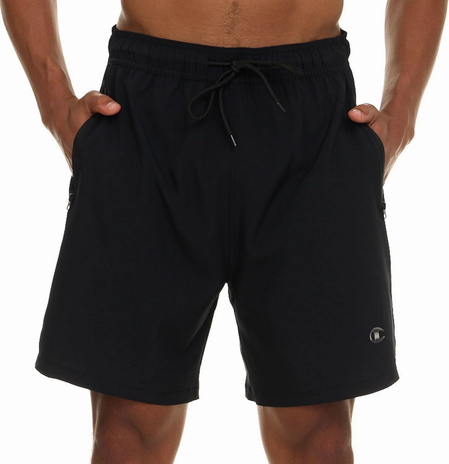 Champion Mens Swim Trunks with Compression Liner, 2 in 1 Mens Bathing Suit Shorts, 7 Inch Inseam Board Shorts for Swimming