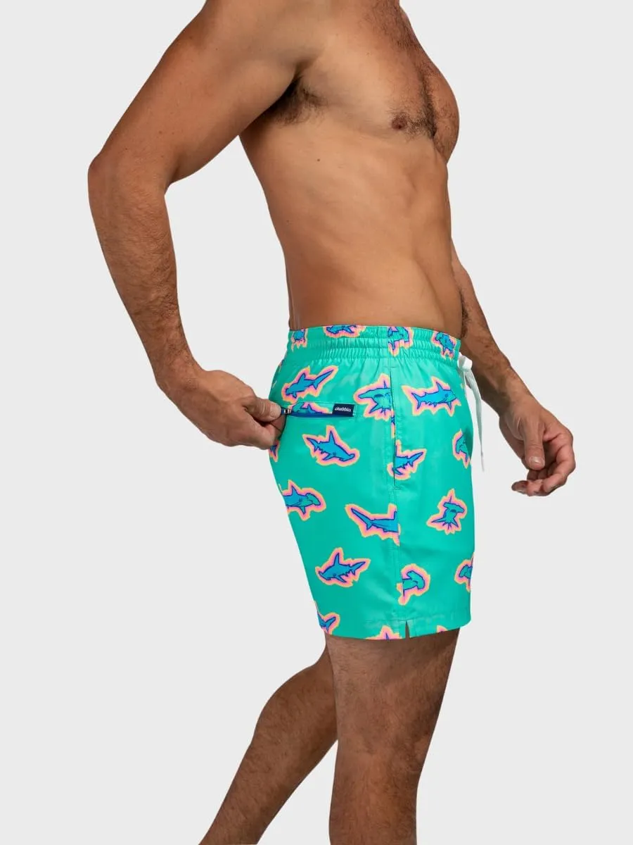 Chubbies Mens Swim Trunks C Mens Swim Shorts with 4-Way Stretch, 5.5 Beach Shorts with Elastic Waist, Drawstring,Mesh Lining