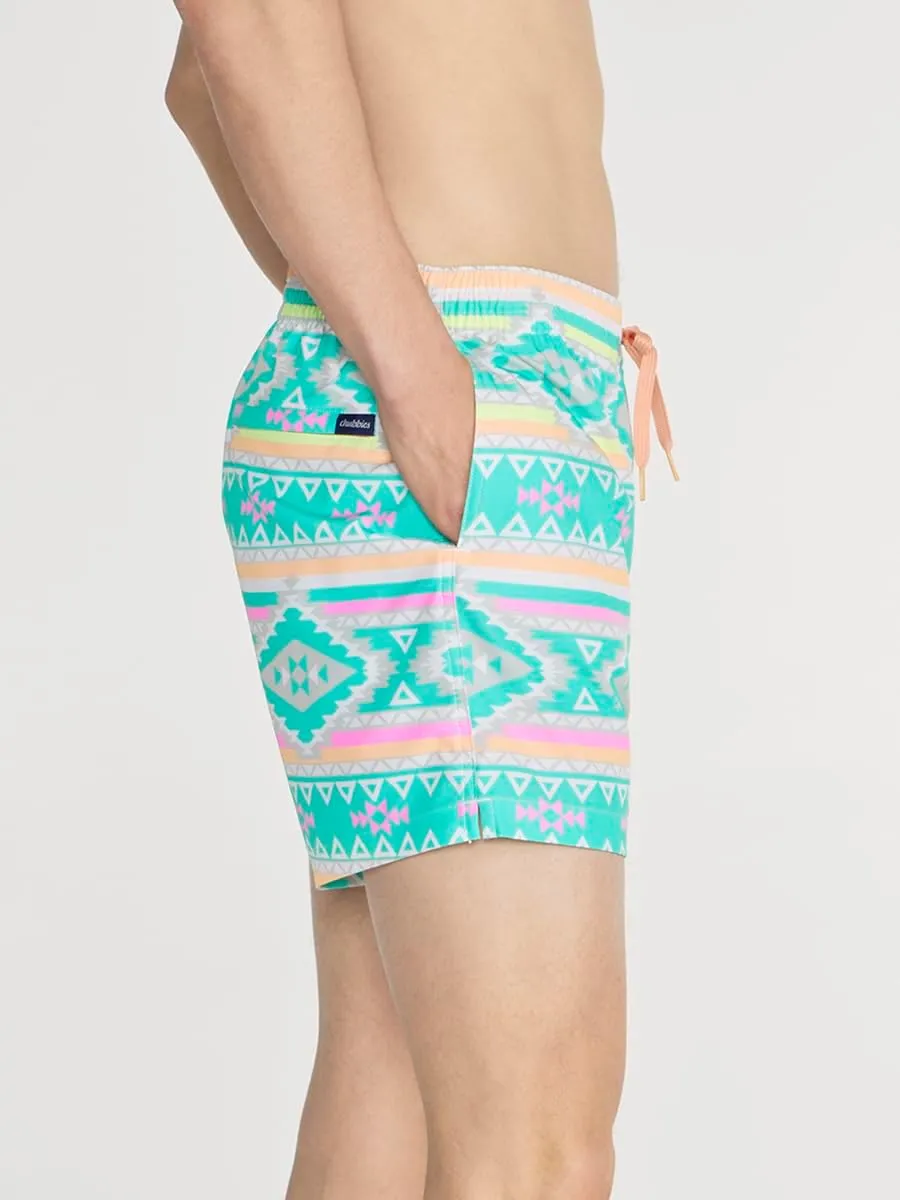 Chubbies Mens Swim Trunks C Mens Swim Shorts with 4-Way Stretch, 5.5 Beach Shorts with Elastic Waist, Drawstring,Mesh Lining