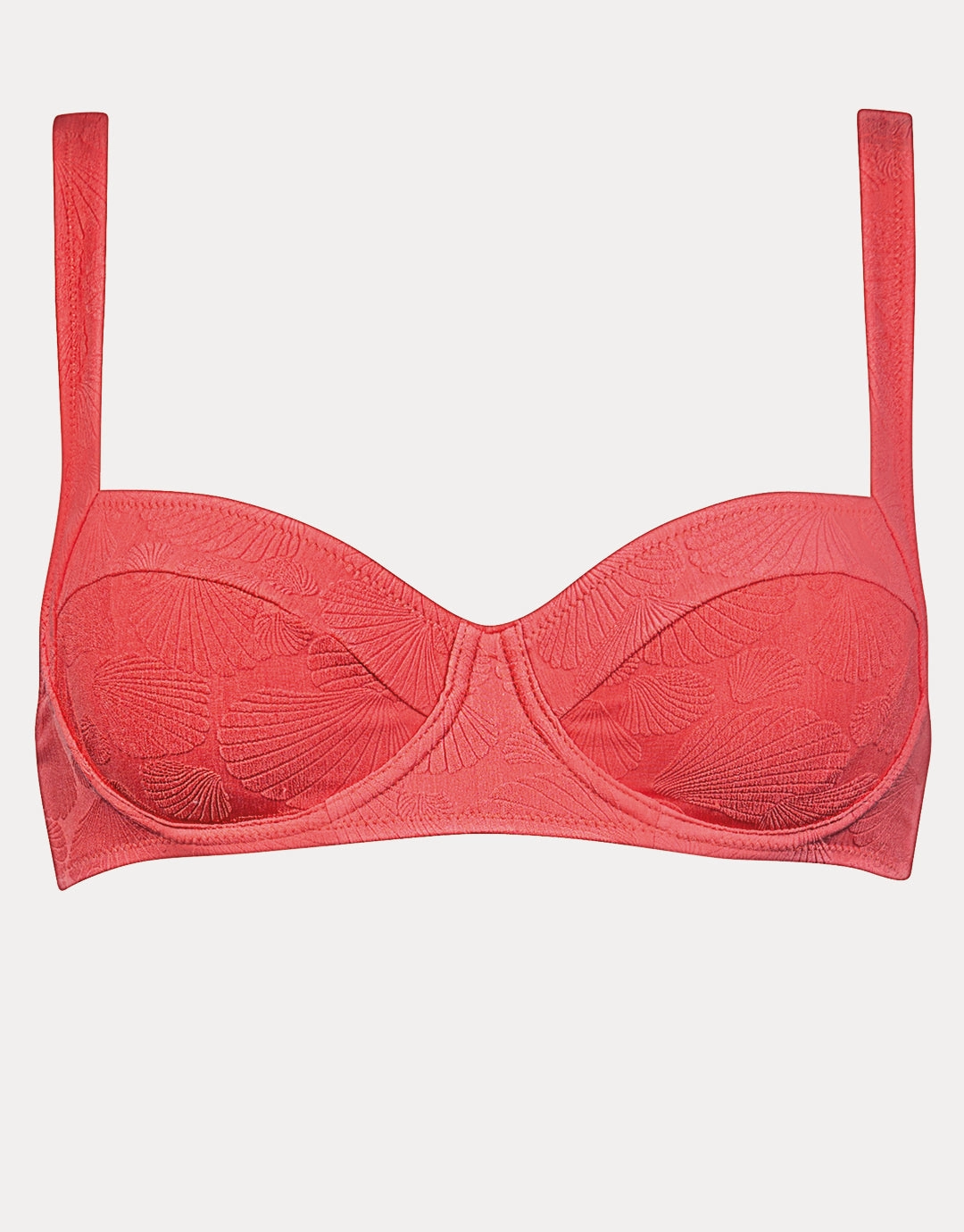 Coastal Daydream Balconette Bikini Top - Coral Sunset