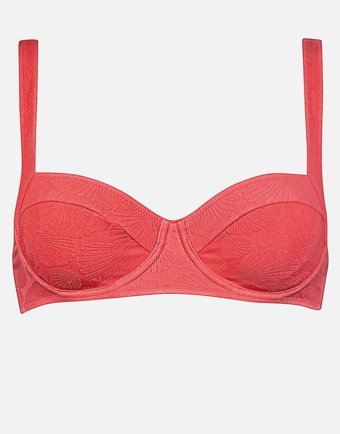 Coastal Daydream Balconette Bikini Top - Coral Sunset