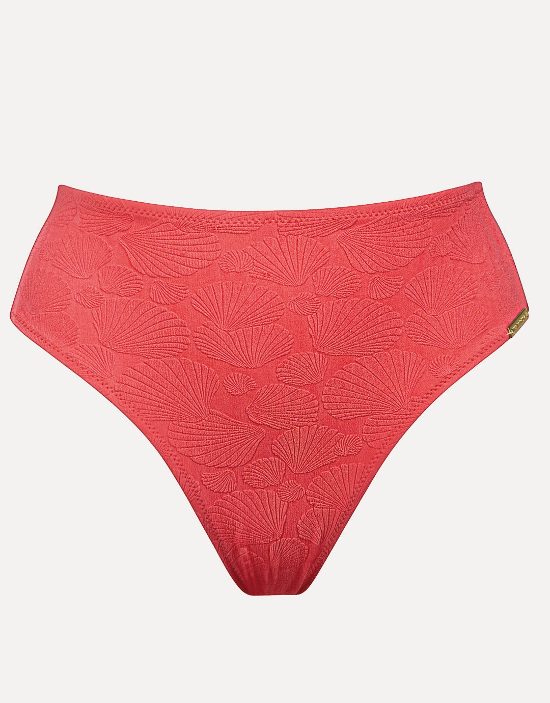 Coastal Daydream High Rise Bikini Pant - Coral Sunset