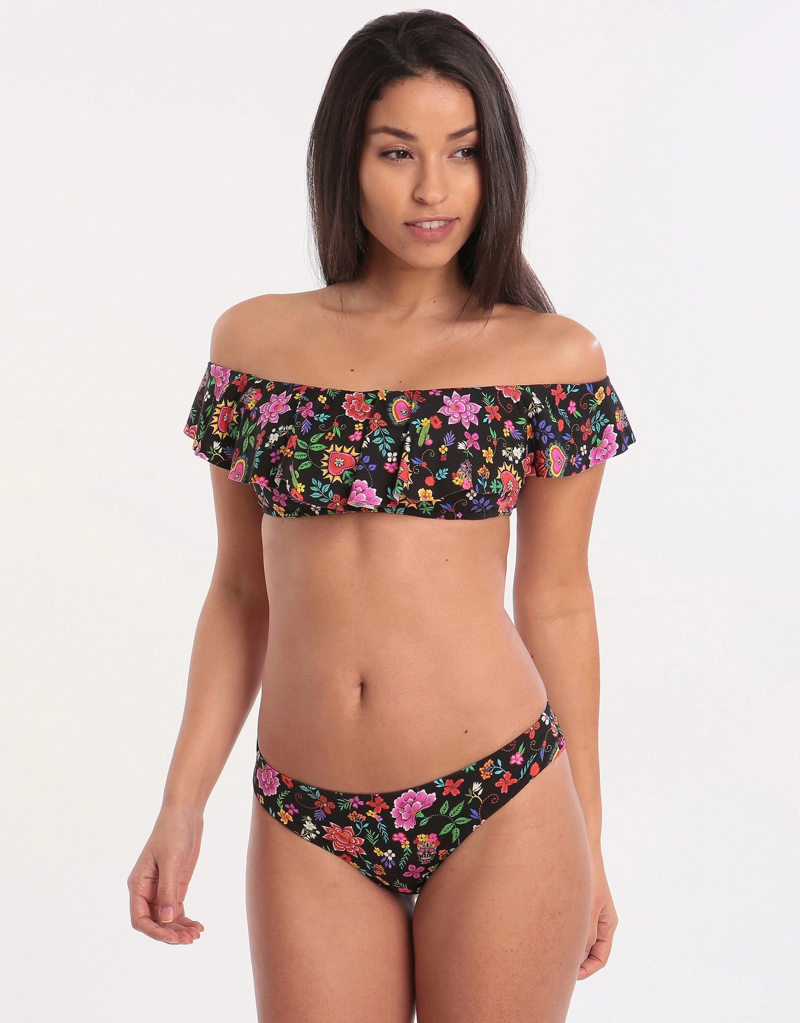 Cocobella Tupa Hipster Bikini Bottom -  Black