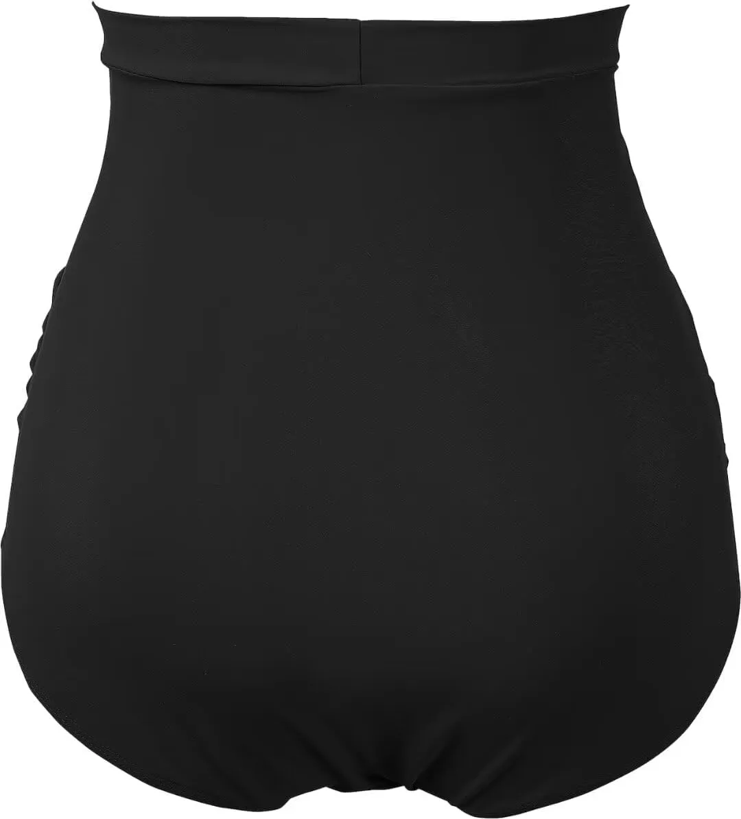 COCOPEAR Women's Ruched High Waisted Bikini Bottom Retro Vintage Swim Short Tankinis