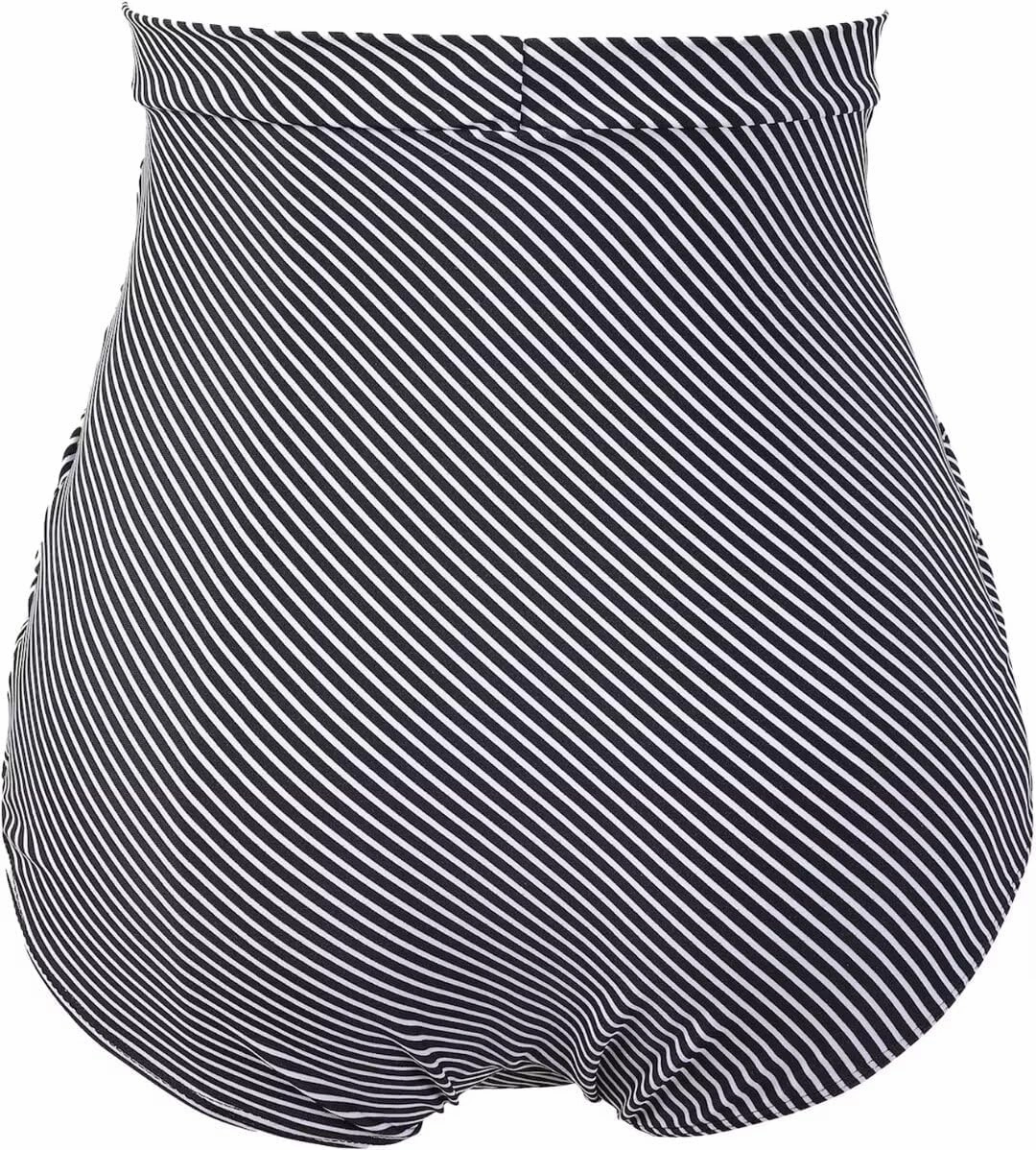 COCOPEAR Women's Ruched High Waisted Bikini Bottom Retro Vintage Swim Short Tankinis