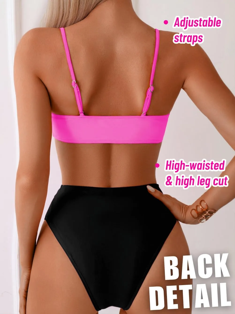 Color Block Swimsuit,Cut Out Sexy Monokini Women,Cheeky One Piece Swimsuits Beach Cruise Pool Party