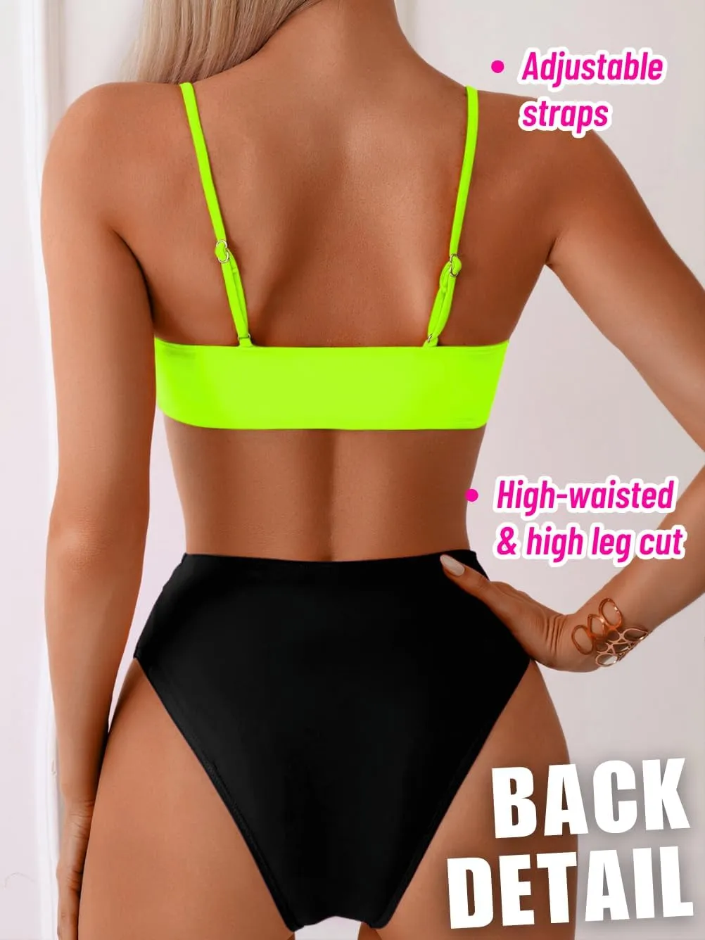 Color Block Swimsuit,Cut Out Sexy Monokini Women,Cheeky One Piece Swimsuits Beach Cruise Pool Party