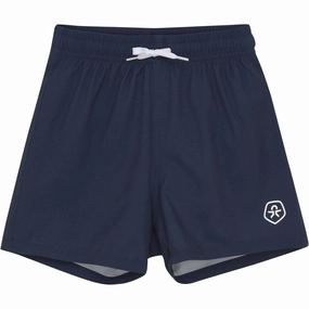 Color Kids Dress Blues Swim Shorts, Solid
