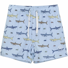 Color Kids Swim Shorts AOP Cerulean