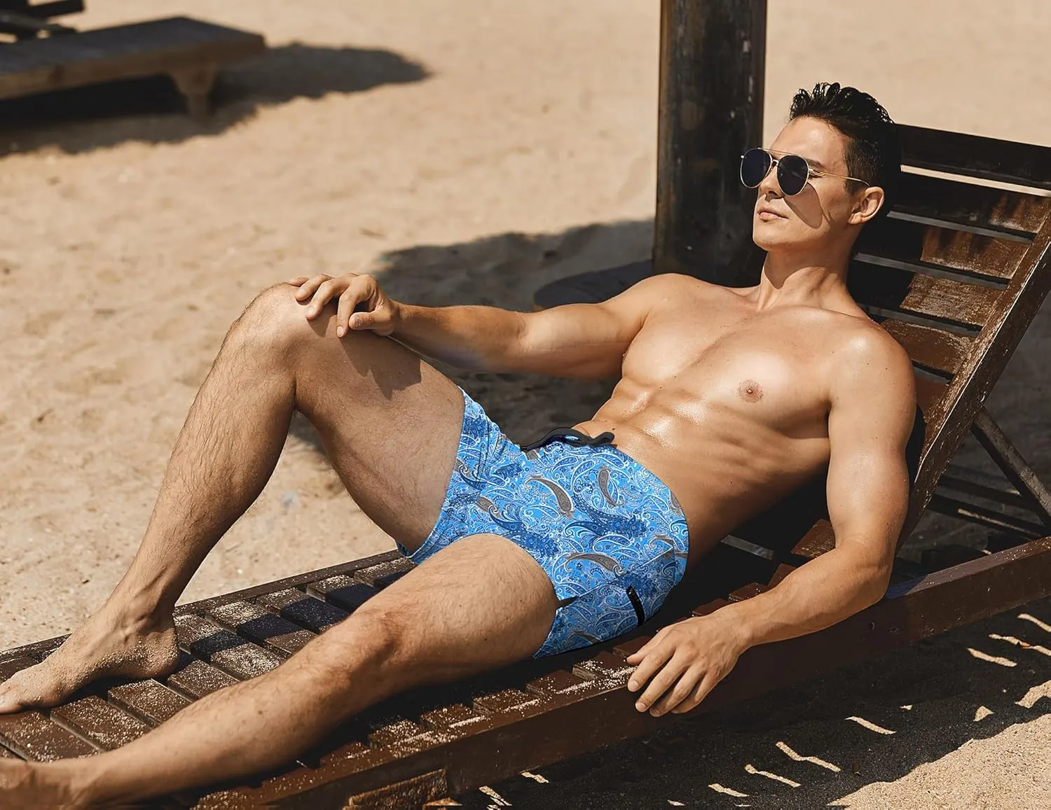 COOFANDY Men's Square Leg Swim Briefs Tight Swim Trunks Swimsuit Athletic Bathing Suit Swimwear with Liner