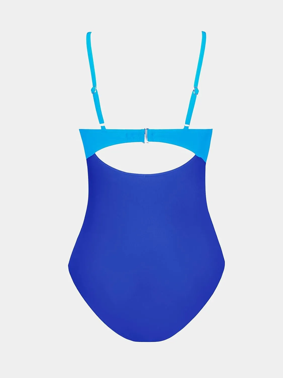 CUPSHE One Piece Swimsuit for Women Bathing Suits Twist Front Cutout Adjustable Straps Ruched Swimwear