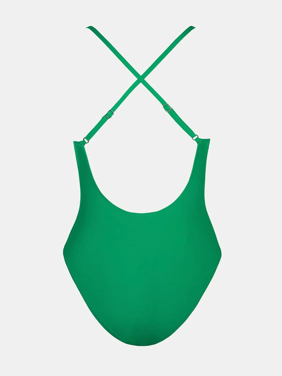 CUPSHE Women Swimsuit One Piece Bathing Suit Deep V Neck Crisscross Back Adjustable Strap