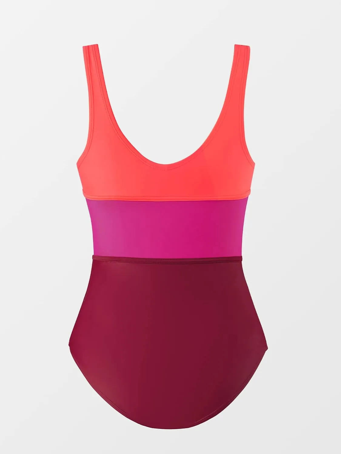 CUPSHE Women's One Piece Swimsuit Color Block Keyhole Cutout Bathing Suit