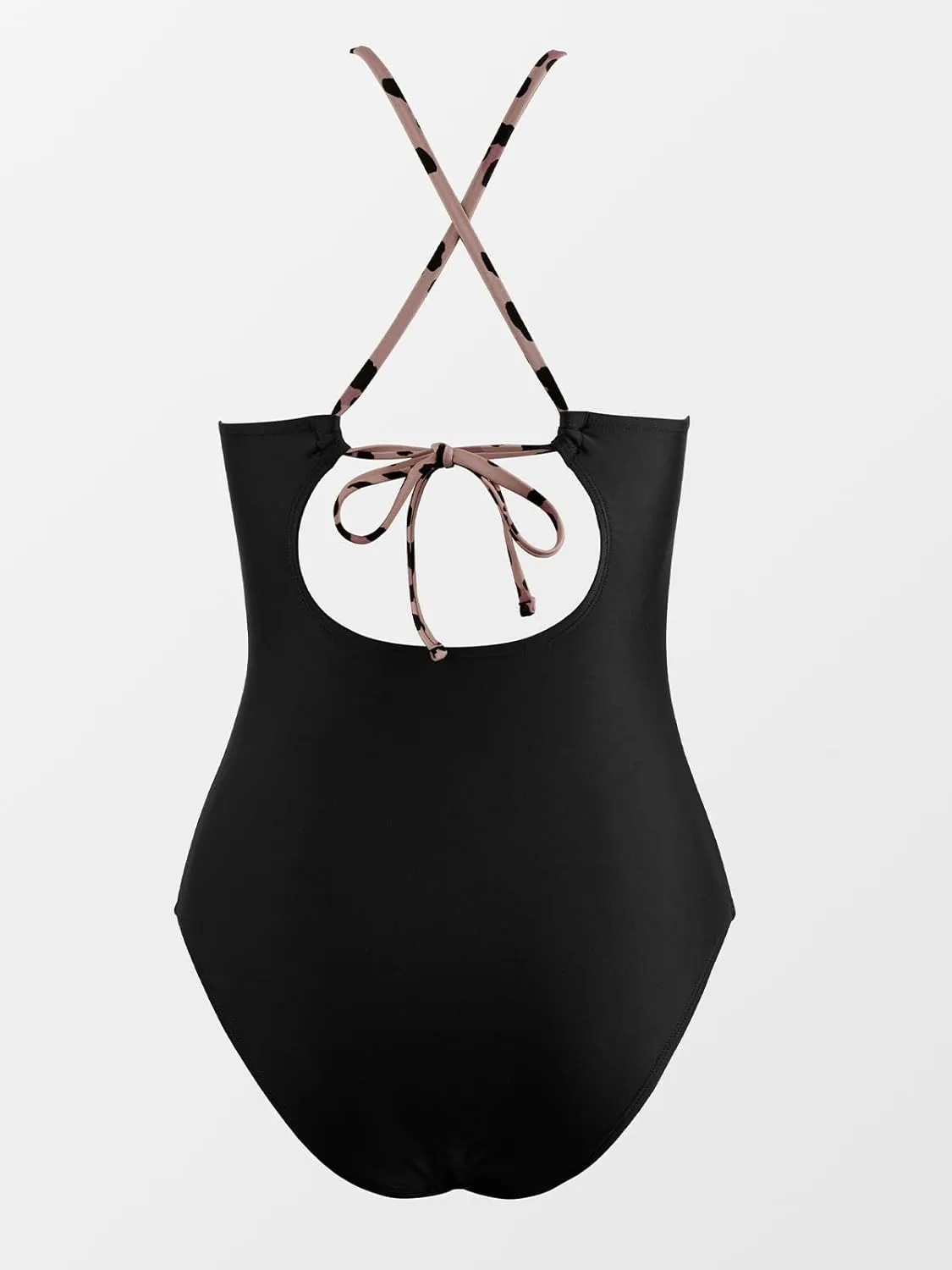 CUPSHE Women's One Piece Swimsuit High Neck Tummy Control Swimwear Bathing Suit